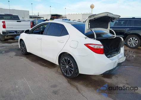 2014 Toyota Corolla S Plus из США, поврежденный, VIN 5YFBURHE4EP090994